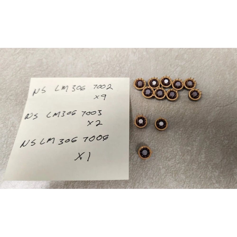 12 PCS NATIONAL SEMICONDUCTOR 8 PIN METAL CAN  AMPLIFIERS‎